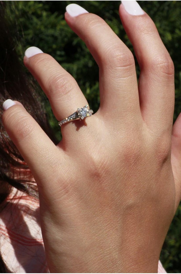 Tektaş Pırlanta Yüzük 0,75 Karat 