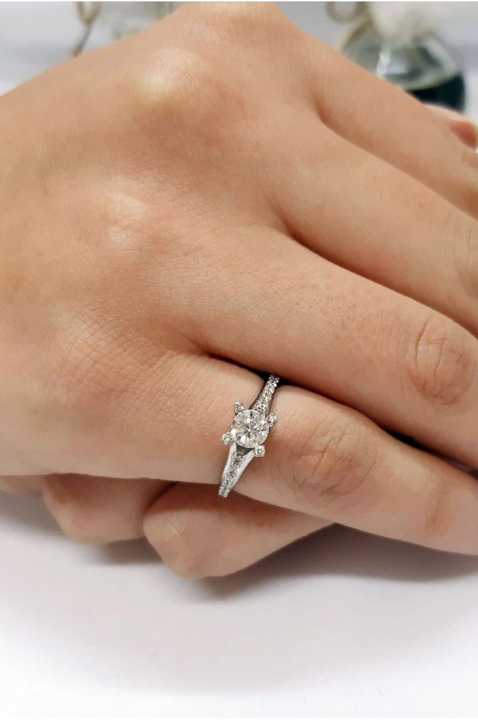 Tektaş Pırlanta Yüzük 0,75 Karat 