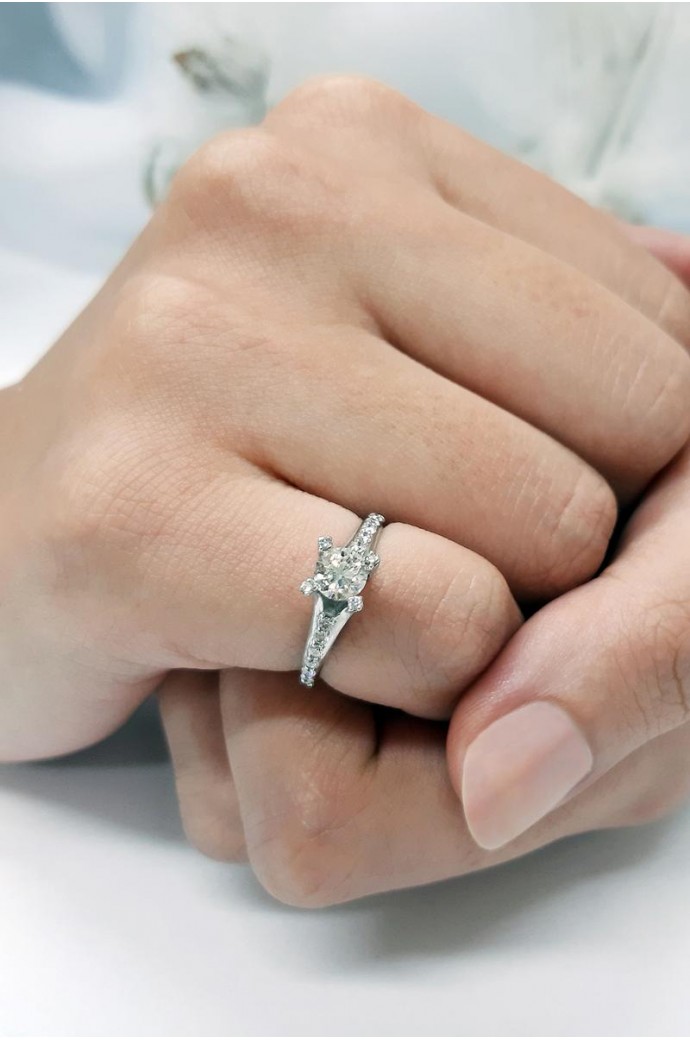 Tektaş Pırlanta Yüzük 0,75 Karat 