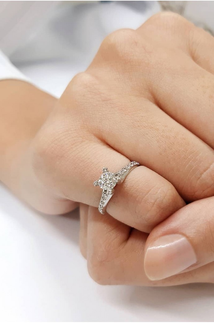 Tektaş Pırlanta Yüzük 0,65 Karat 