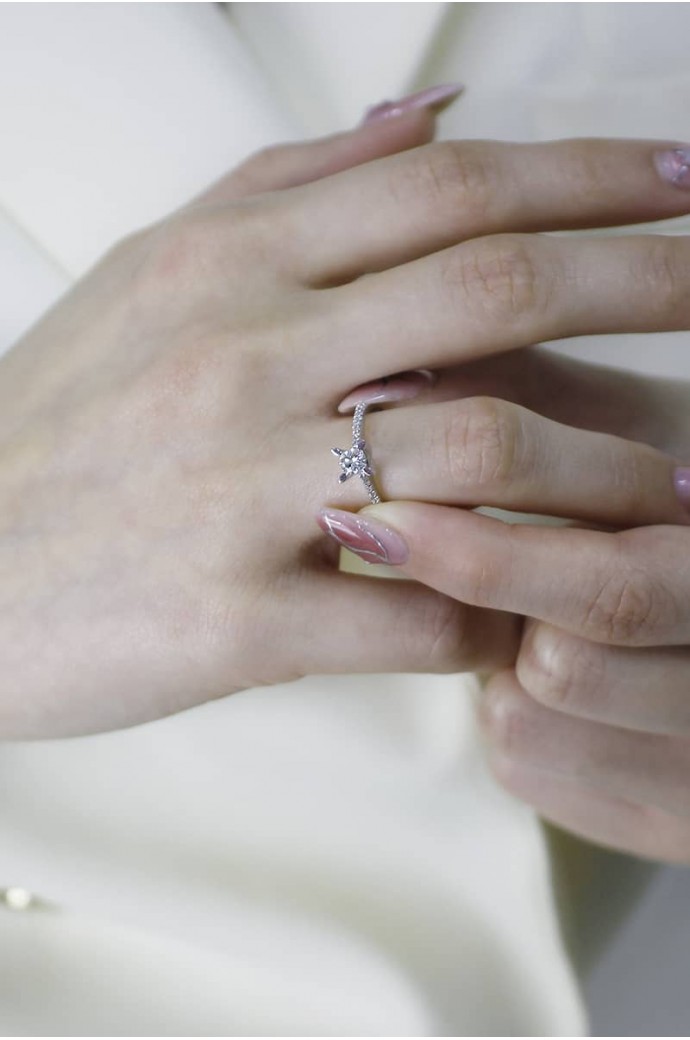 Tektaş Pırlanta Yüzük 0,45 Karat 