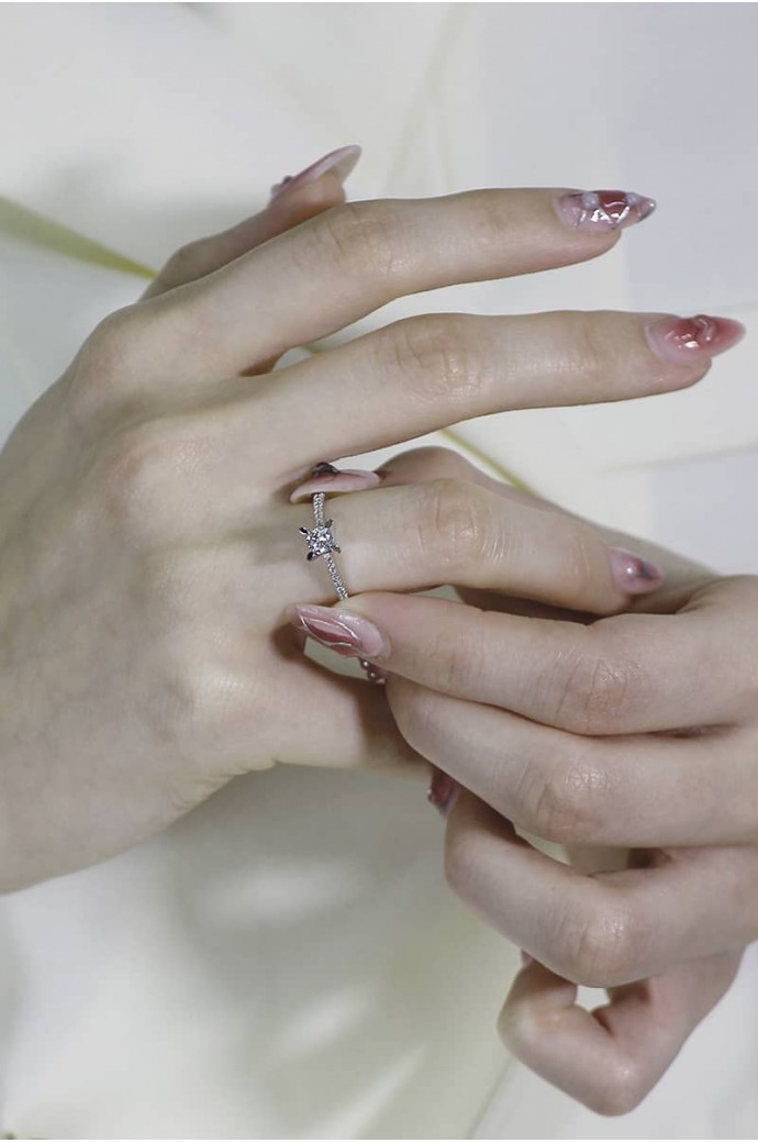 Tektaş Pırlanta Yüzük 0,45 Karat 