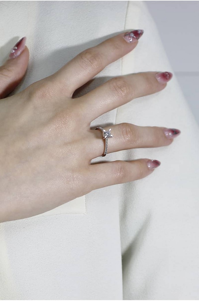 Tektaş Pırlanta Yüzük 0,45 Karat 