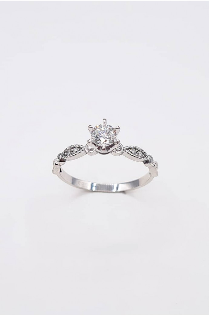 Tektaş Pırlanta Yüzük 0,42 Karat 