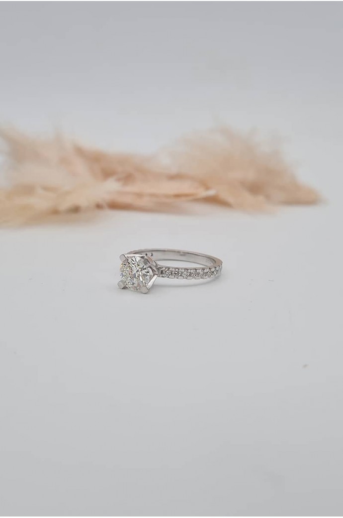 Tektaş Pırlanta Yüzük 1,30 Karat 