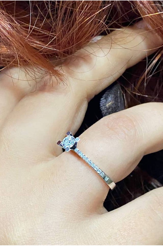 Tektaş Pırlanta Yüzük 0,36 Karat 