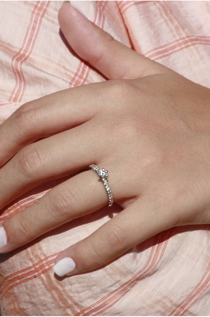 Tektaş Pırlanta Yüzük 0,32 Karat 