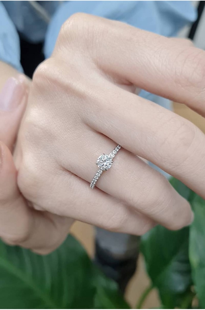 Tektaş Pırlanta Yüzük 0,86 Karat 