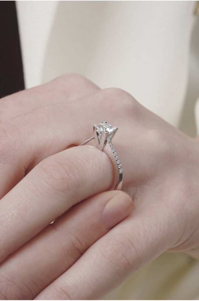 Tektaş Pırlanta Yüzük 0,85 Karat 