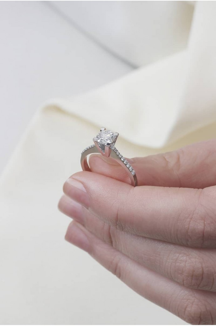 Tektaş Pırlanta Yüzük 0,85 Karat 