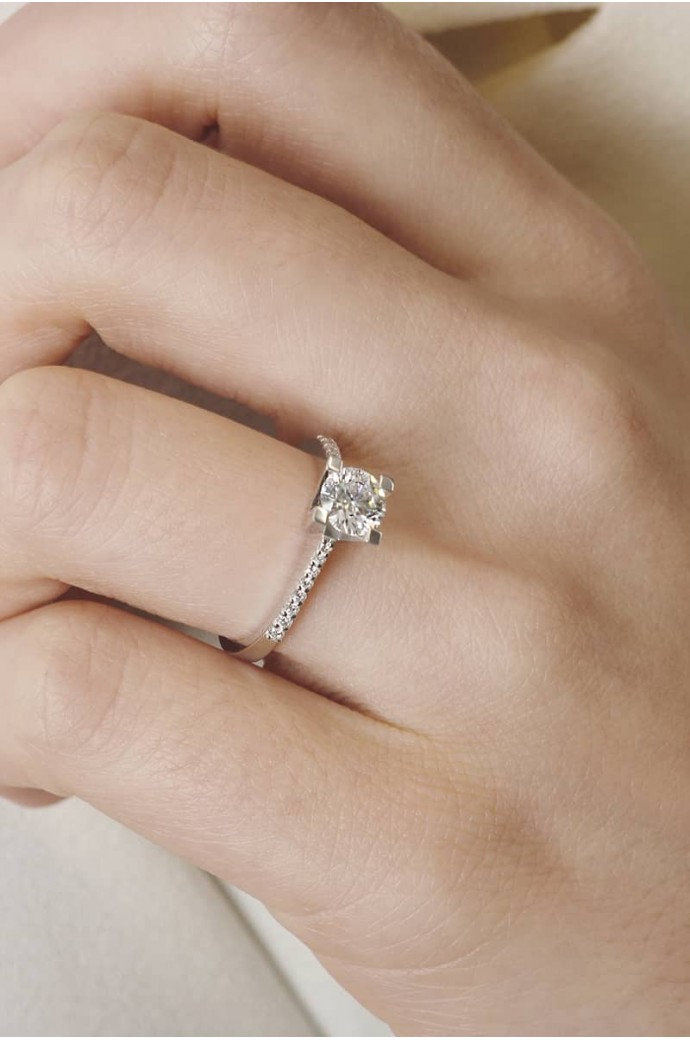 Tektaş Pırlanta Yüzük 0,85 Karat 