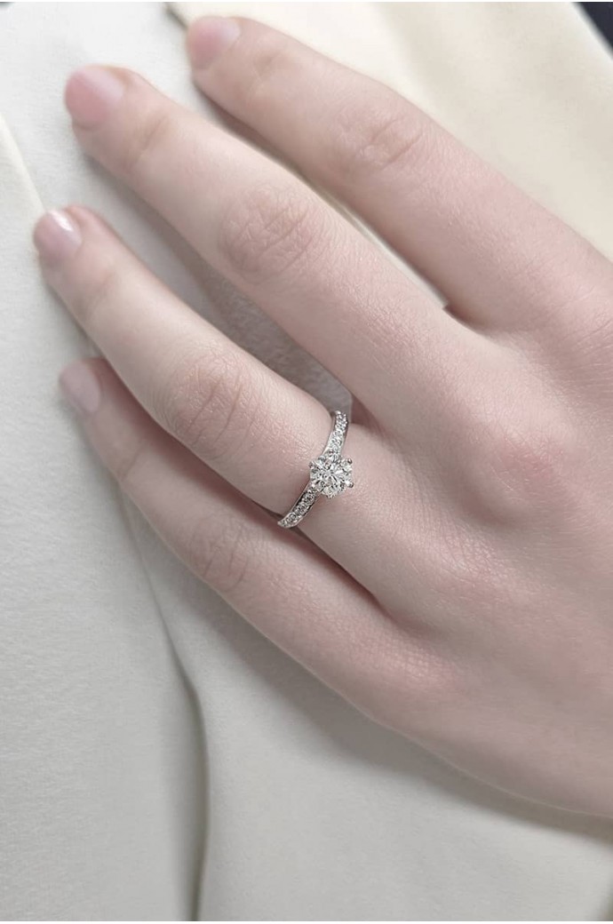 Tektaş Pırlanta Yüzük 0,82 Karat 