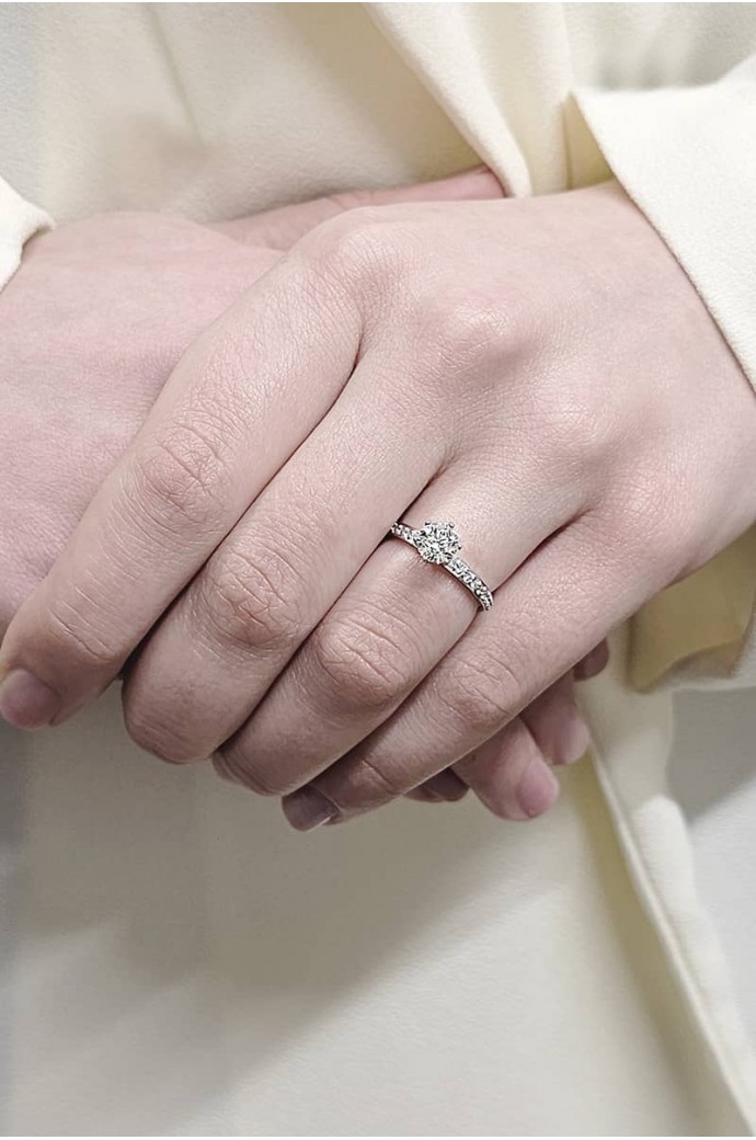 Tektaş Pırlanta Yüzük 0,82 Karat 