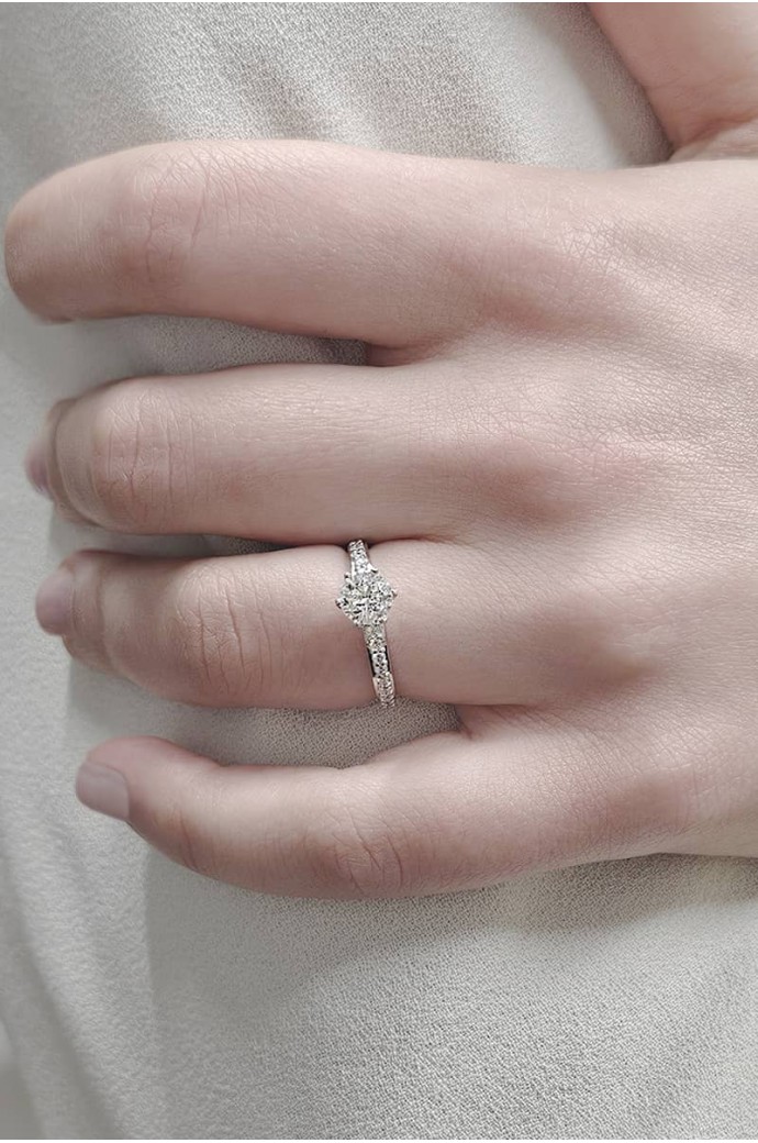 Tektaş Pırlanta Yüzük 0,82 Karat 