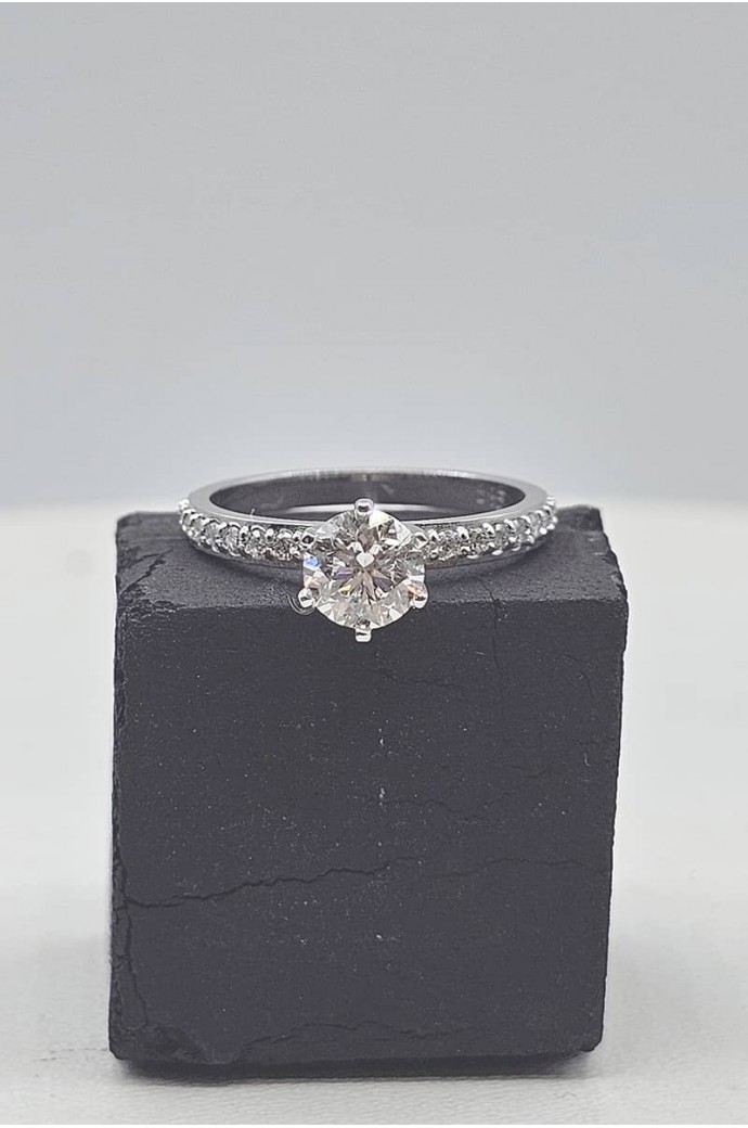 Tektaş Pırlanta Yüzük 0,82 Karat 