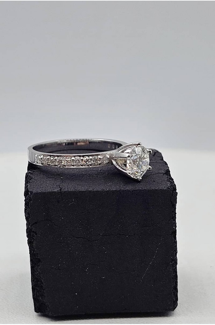 Tektaş Pırlanta Yüzük 0,82 Karat 