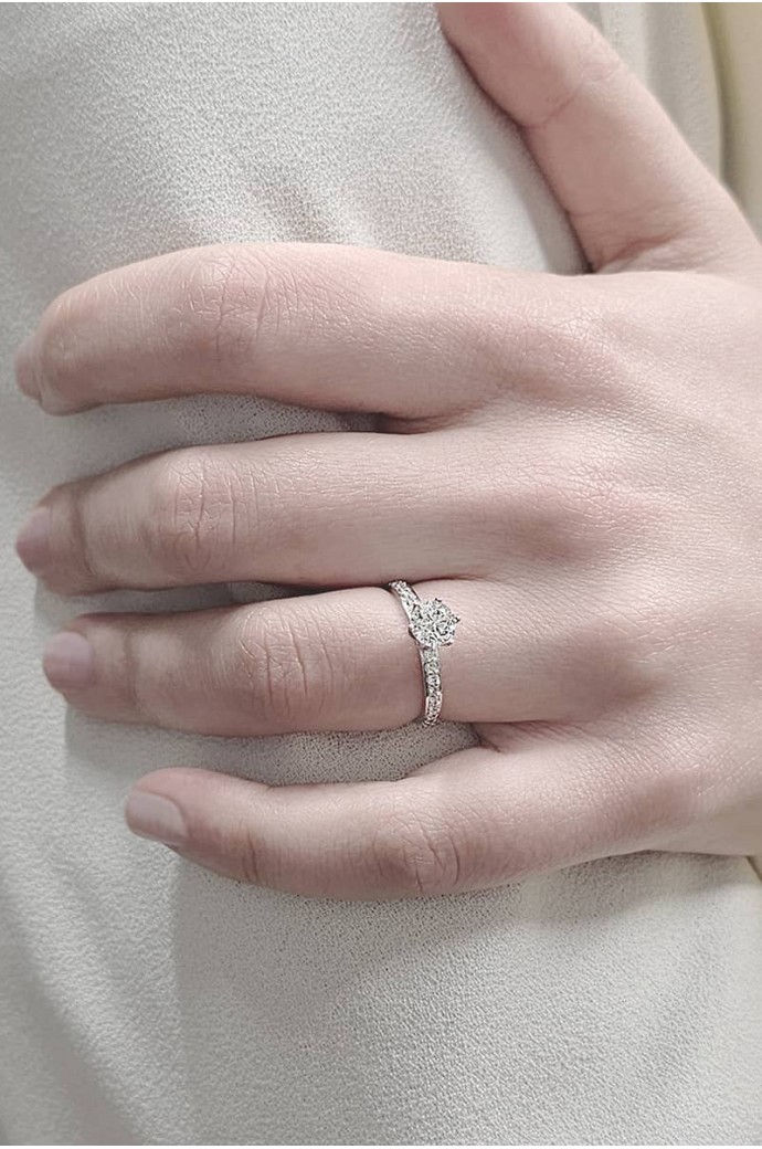 Tektaş Pırlanta Yüzük 0,82 Karat 