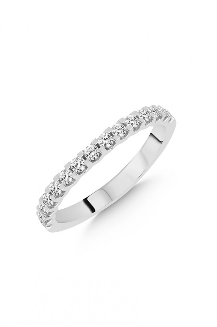 Yarımtur Pırlanta Yüzük 0,37 Karat