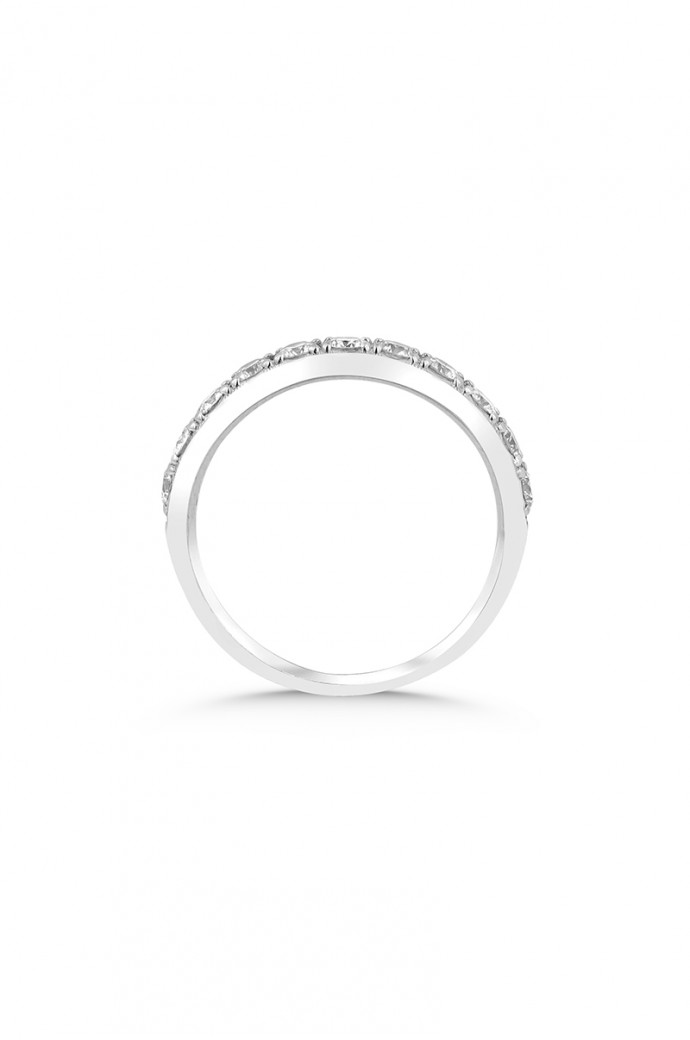 Yarımtur Pırlanta Yüzük 0,55 Karat