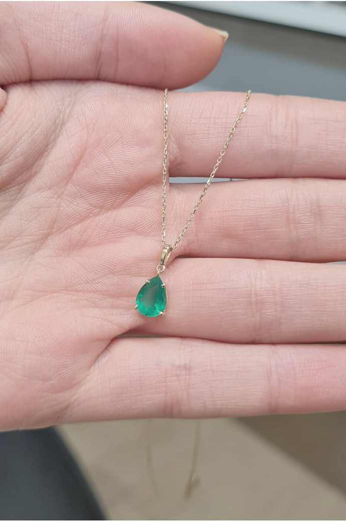 Zümrütlü Kolye 1,04 Karat