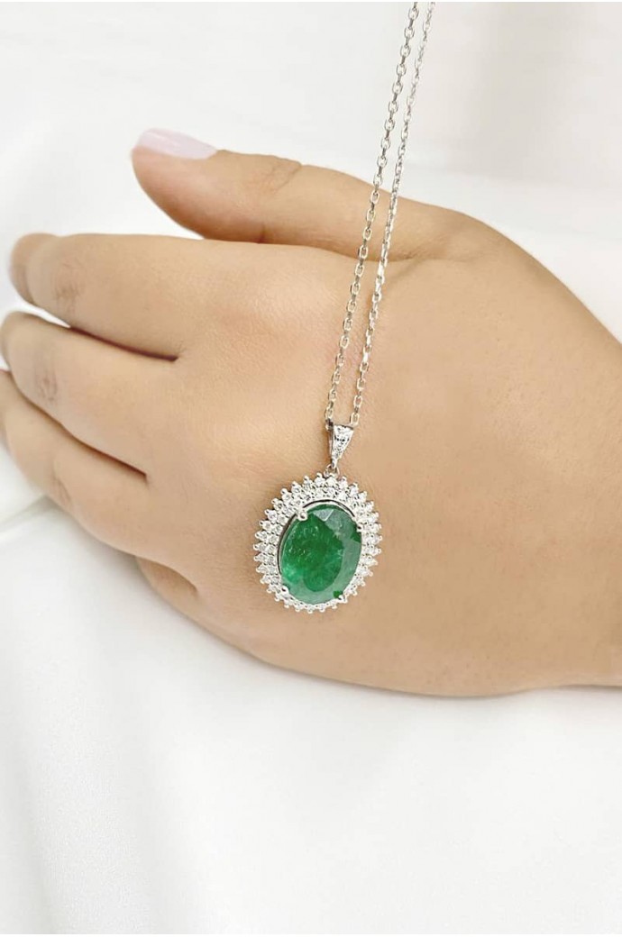 Zümrütlü Pırlantalı Mini Set 21,91 Karat